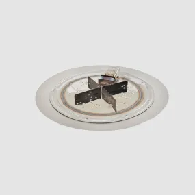 Crystal Fire Plus Round Gas Burner Insert and Plate Kit By The Outdoor Great Room
