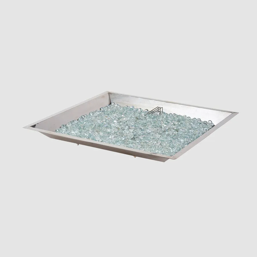 Crystal Fire Plus Square Gas Burner By The Outdoor Great Room