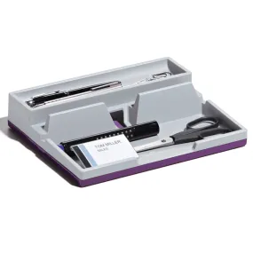 Durable Varicolor Smart Office Desk Organisere Grey/Purple