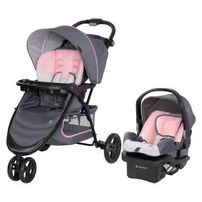EZ Ride Stroller Travel System with EZ-Lift™ Infant Car Seat - Flamingo Pink