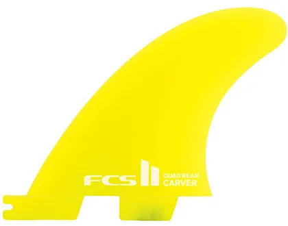 FCS II QUAD REAR - Carver Neo Glass Set - Small
