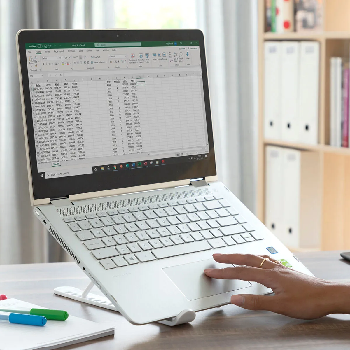 Folding and Adjustable Laptop Stand