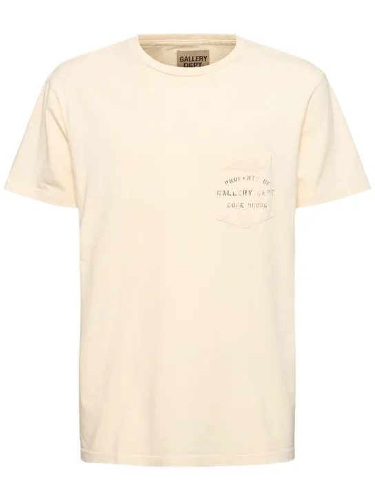 Gallery Dept.   Property Of Stencil cotton t-shirt 