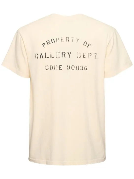 Gallery Dept.   Property Of Stencil cotton t-shirt 