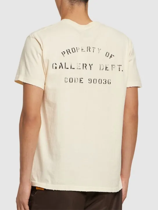 Gallery Dept.   Property Of Stencil cotton t-shirt 