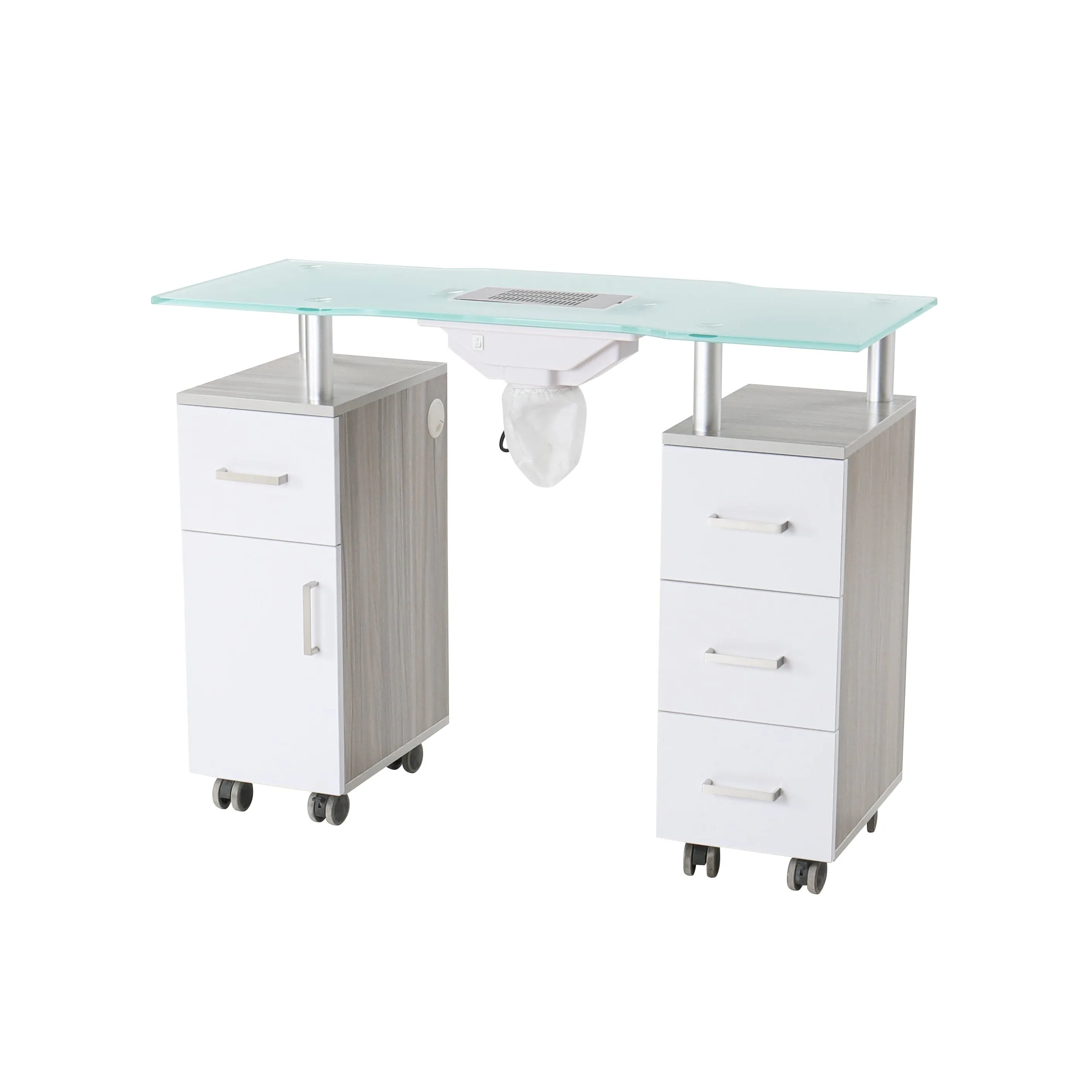 Glasglow Manicure Table With Fan
