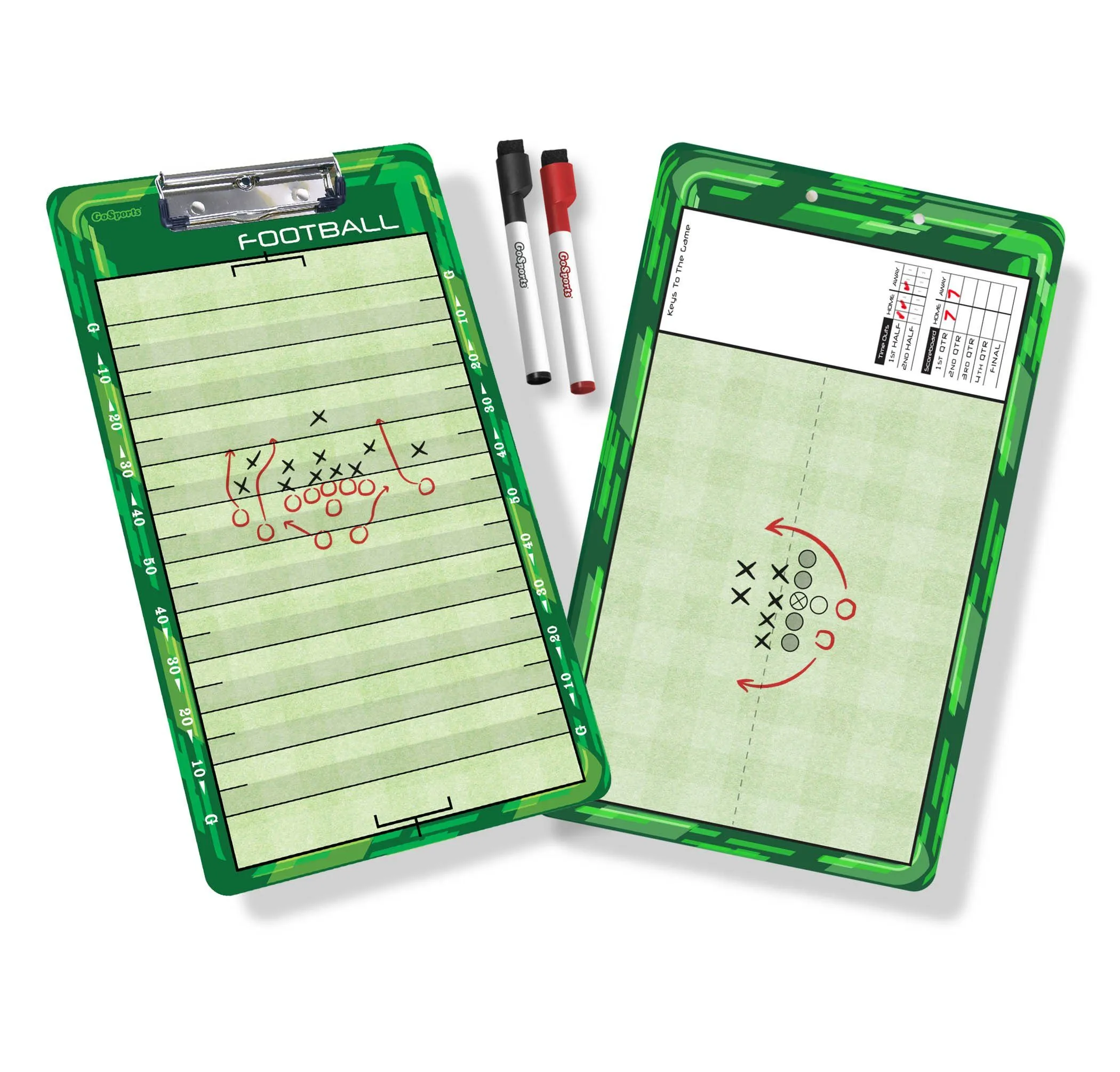 GoSports Football Coaches Dry-Erase Clipboards