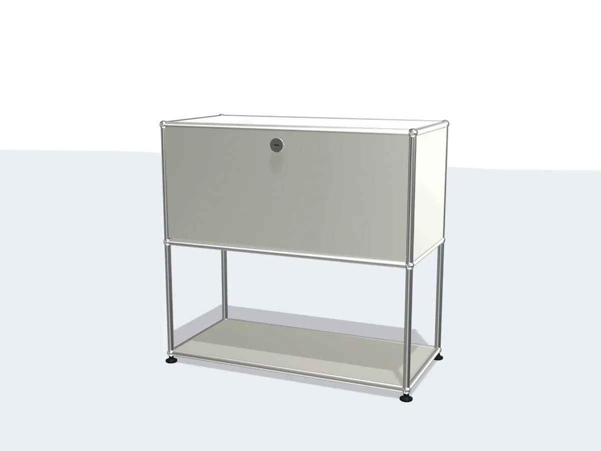 Haller Sideboard Lower Structure and One Drop-Down Door