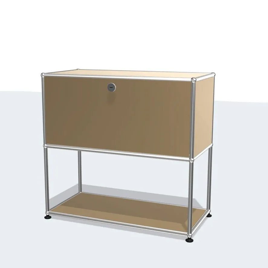 Haller Sideboard Lower Structure and One Drop-Down Door