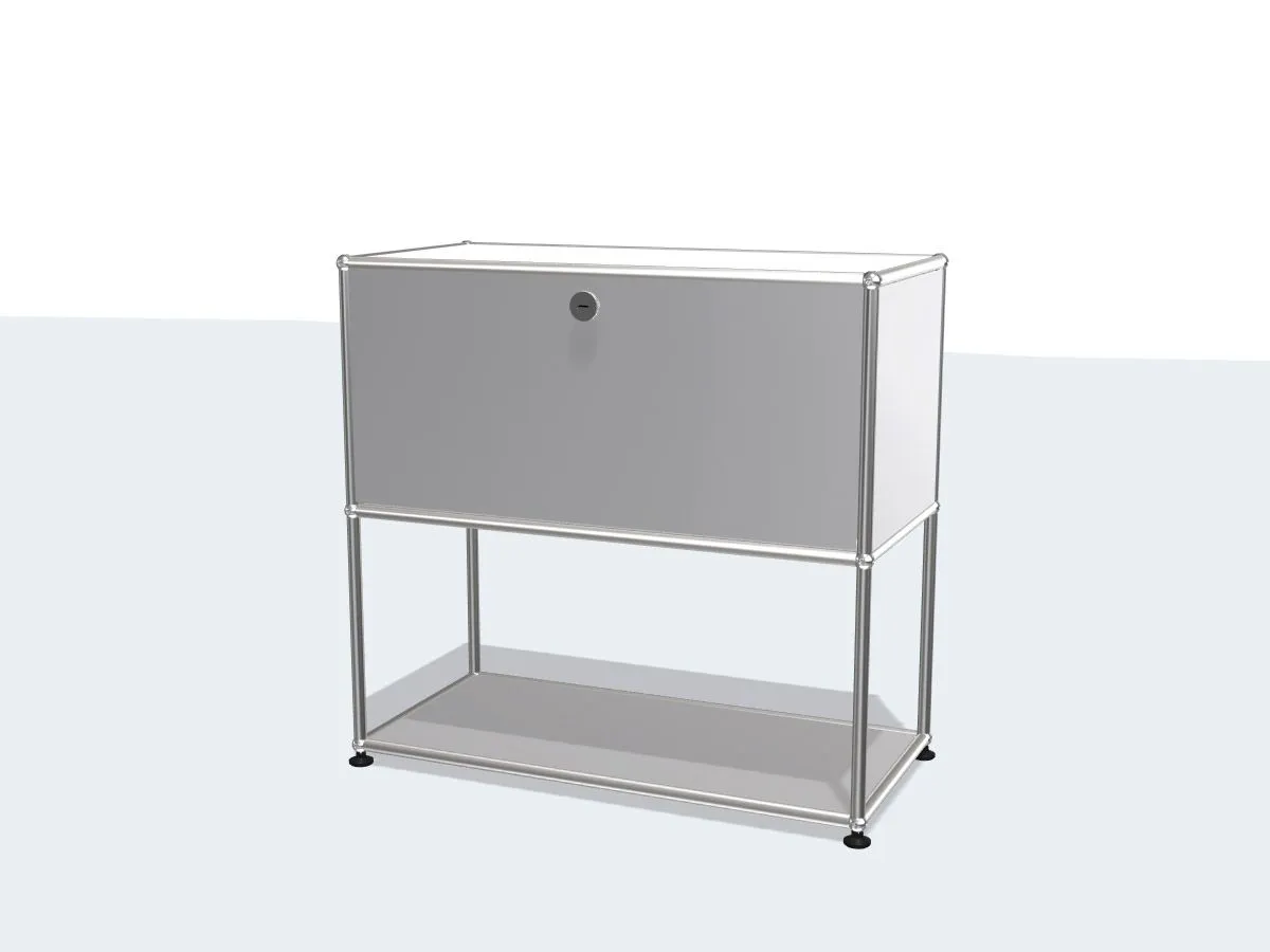 Haller Sideboard Lower Structure and One Drop-Down Door