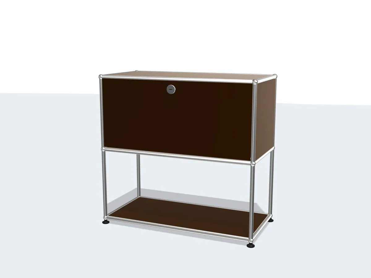 Haller Sideboard Lower Structure and One Drop-Down Door