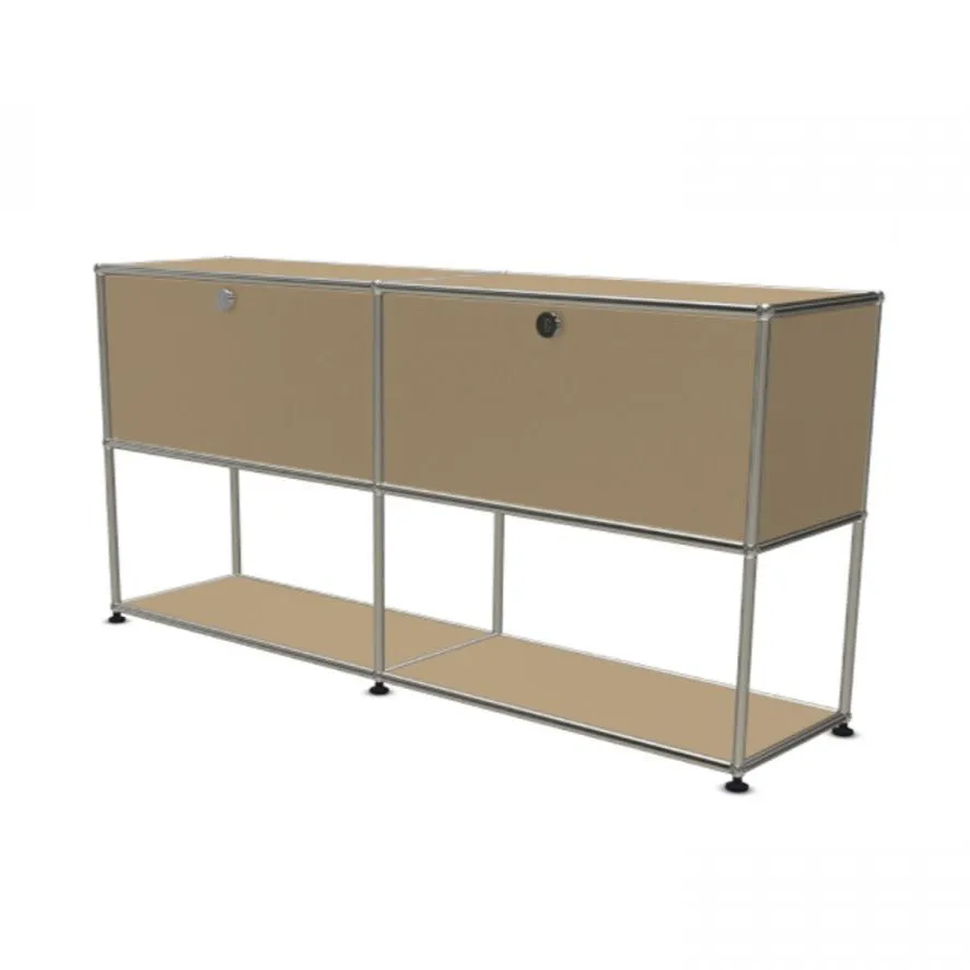 Haller Sideboard M with Lower Structure and 2 Vasistas