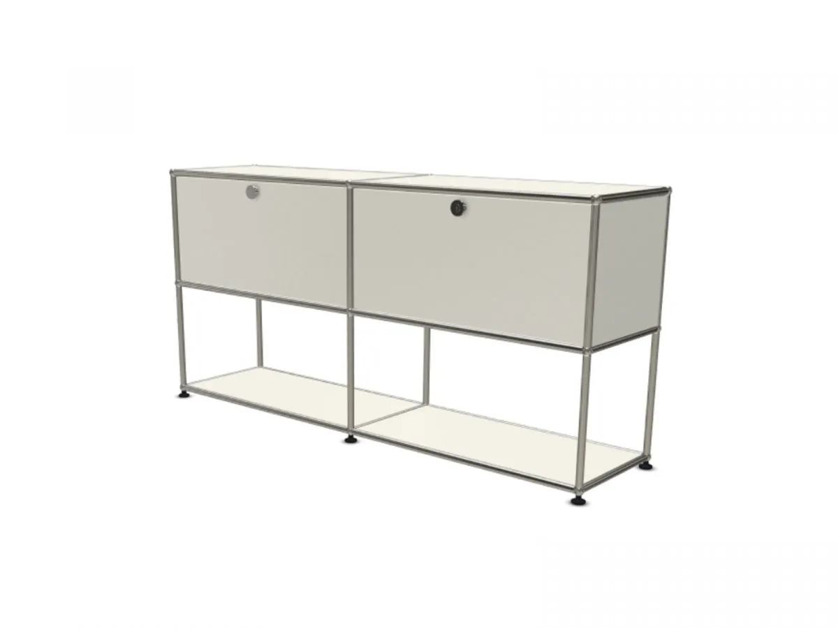 Haller Sideboard M with Lower Structure and 2 Vasistas
