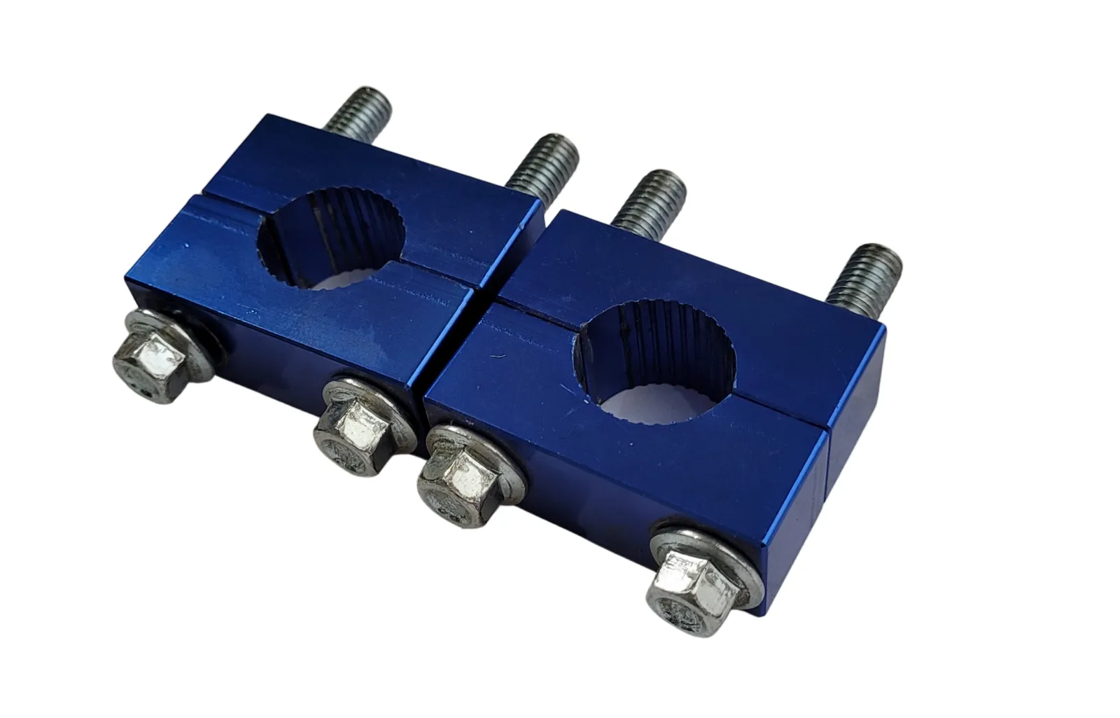 HBC24 BLUE HANDLEBAR CLAMPS RISERS 110CC 125CC UPBEAT OFF ROAD QUAD BIKE ATV