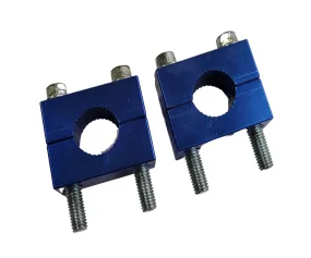 HBC24 BLUE HANDLEBAR CLAMPS RISERS 110CC 125CC UPBEAT OFF ROAD QUAD BIKE ATV