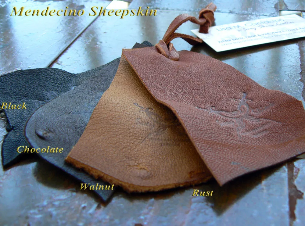 Heaven Sheepskin Leather Halter Crop Top | Backless Short Vest-Style - SS-1133C-sheep