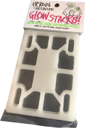Heroin 1/8" Riser Pad Set Glow in the Dark