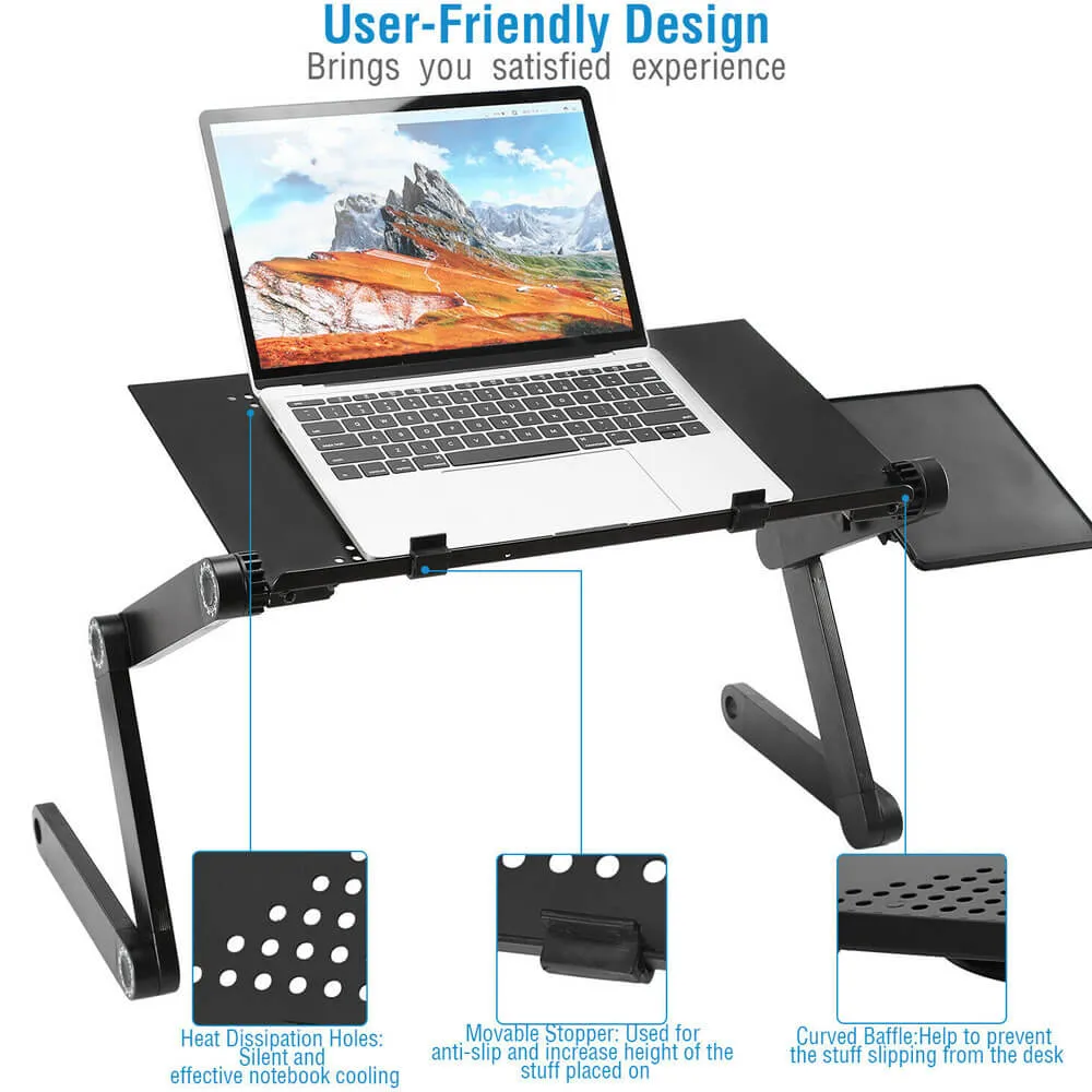 Highly Adjustable Laptop Stand For Table