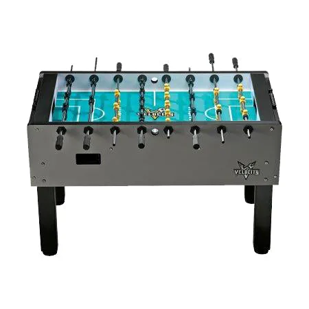 HJ Scott® VF5000 Velocity Foosball Table in Silver