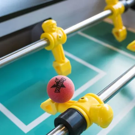 HJ Scott® VF5000 Velocity Foosball Table in Silver
