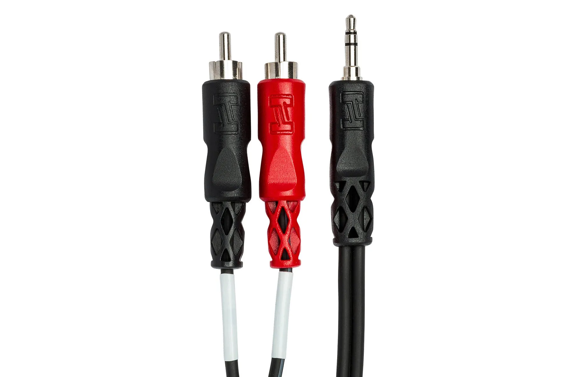Hosa CMR-206 Stereo Breakout, 3.5 mm TRS to Dual RCA, 6 ft
