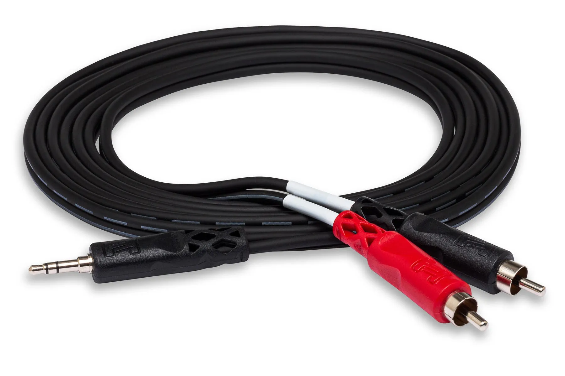 Hosa CMR-206 Stereo Breakout, 3.5 mm TRS to Dual RCA, 6 ft