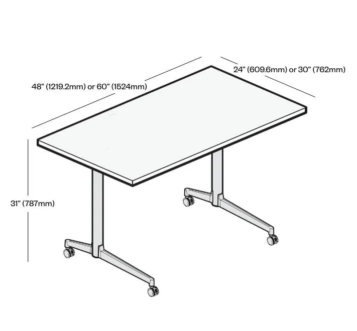 Jive T-Base Flip Table