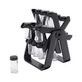 Kitchen Cabinet Rotating Spice Rack With 18 Jars Dp-17