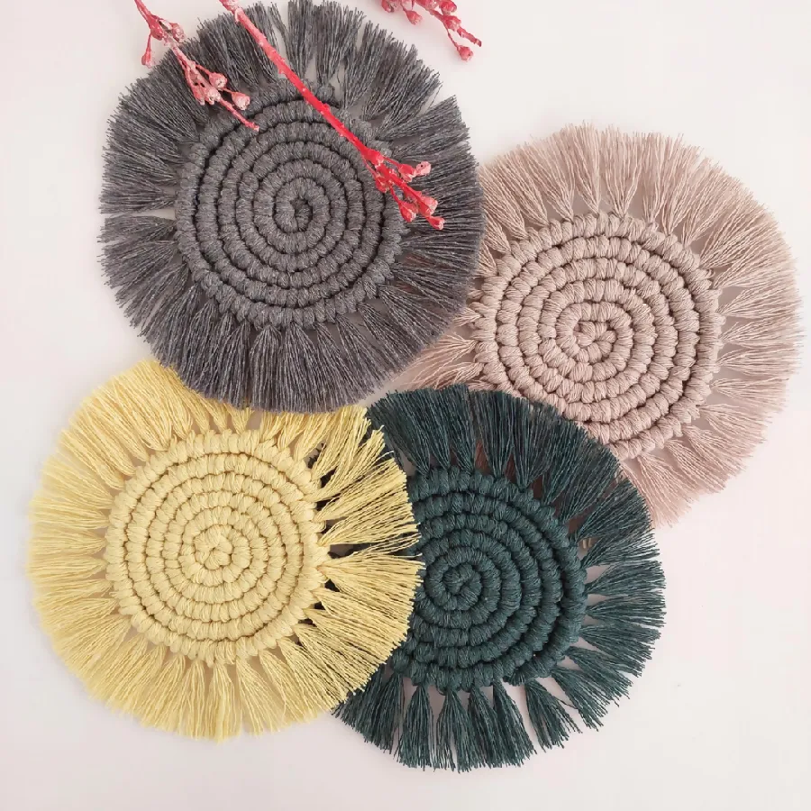 Macart-mé Handmade Macrame Coasters