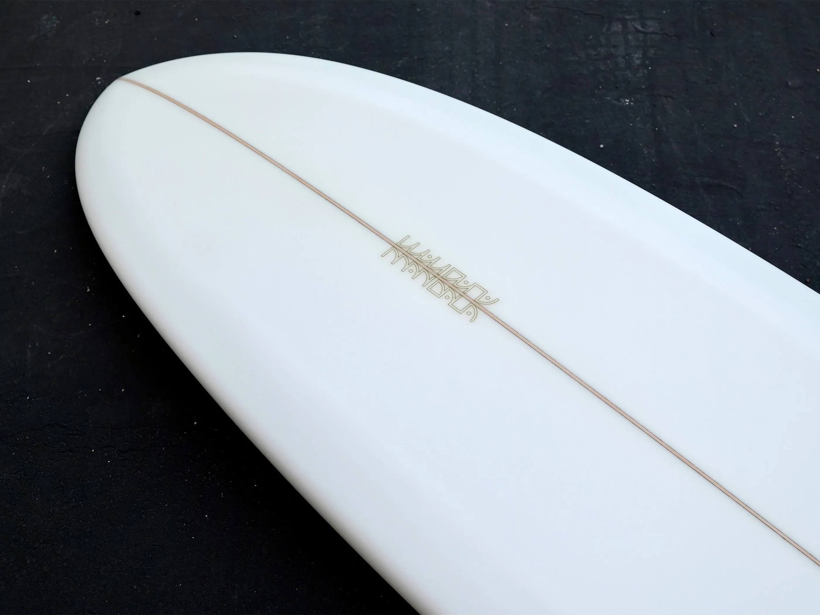 Mandala | 5’8” Mini Twinzer Fish Clear Surfboard