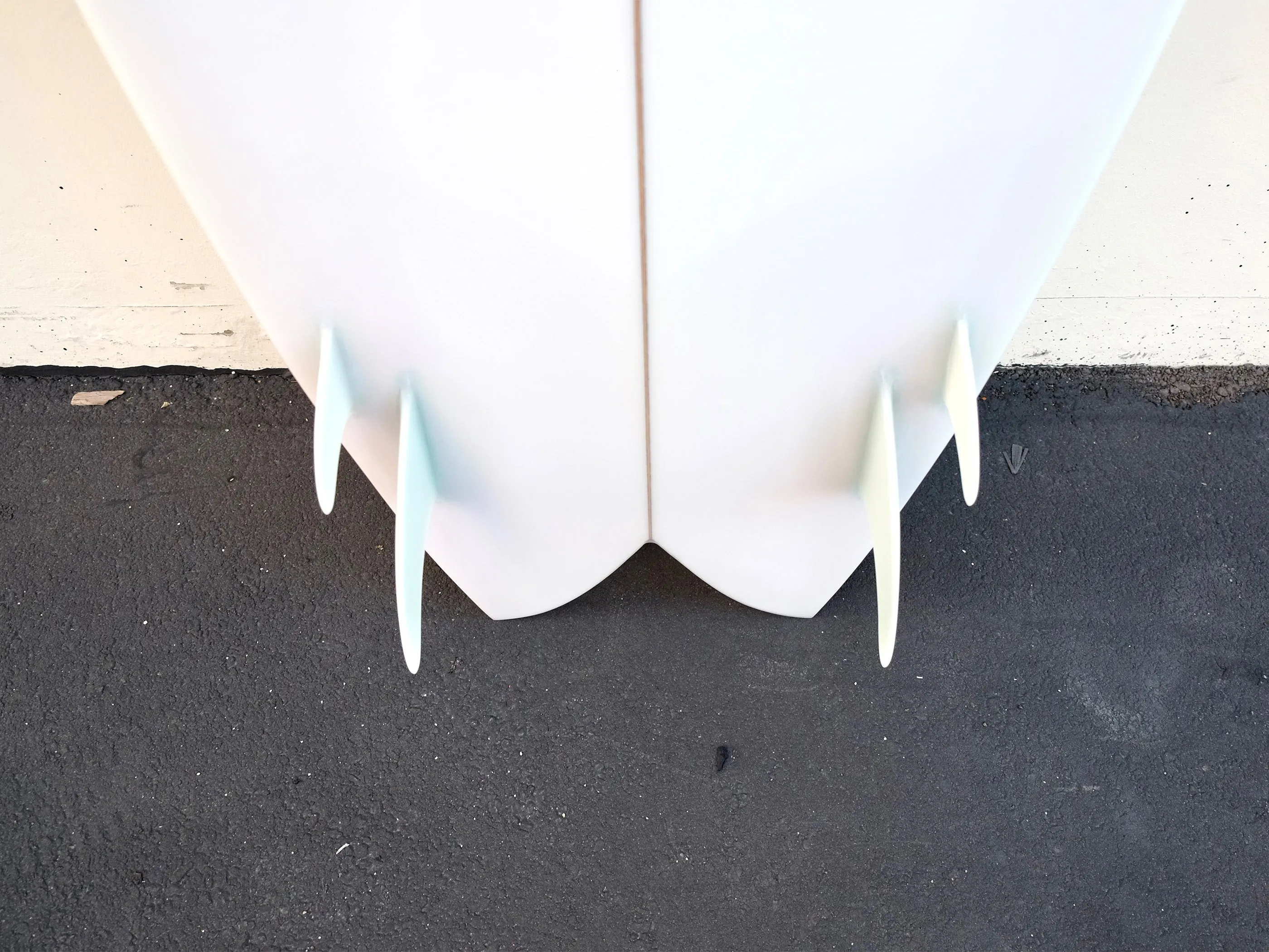 Mandala | 5’8” Mini Twinzer Fish Clear Surfboard