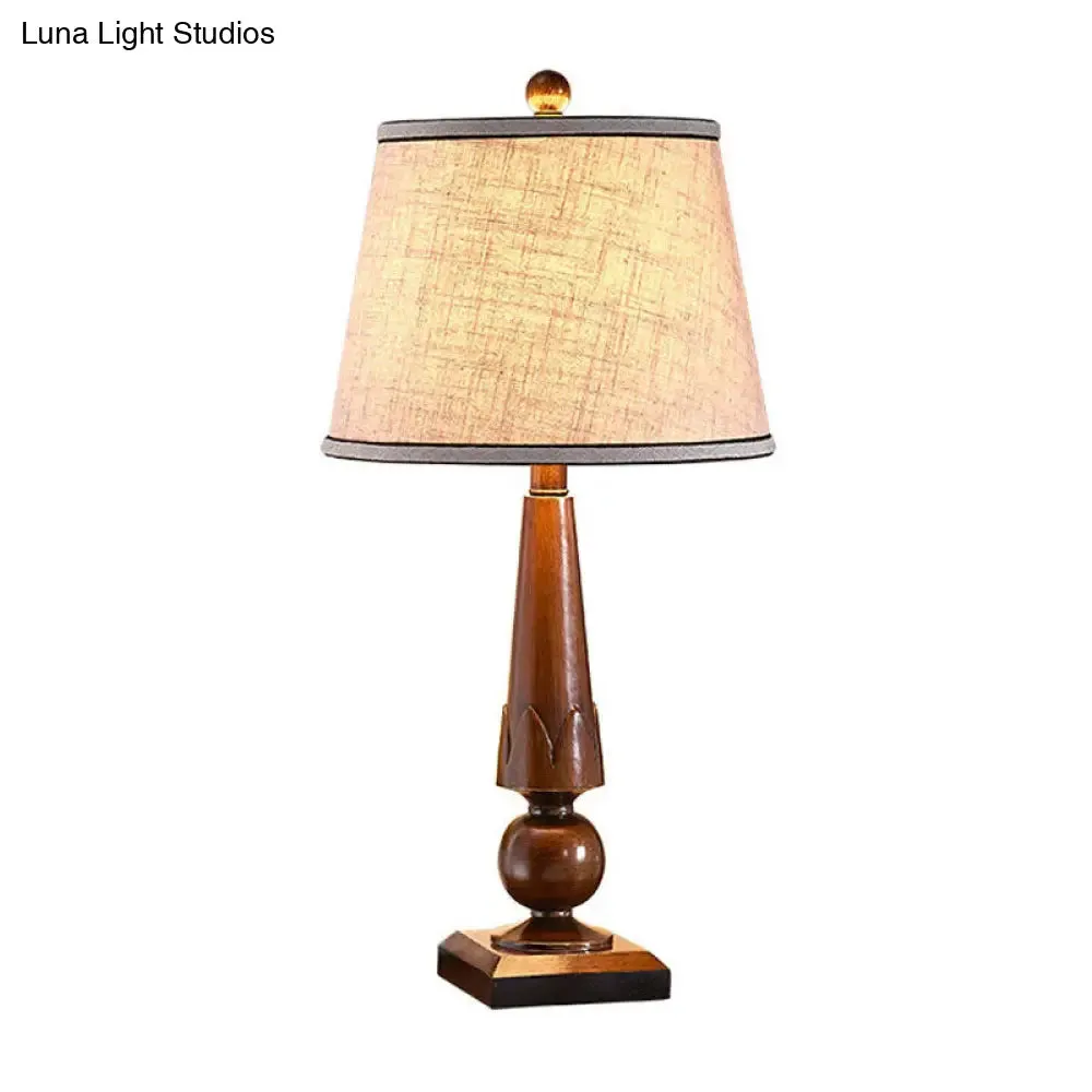 Margot - Sleek Tapered Drum Night Lamp - Minimalist Design