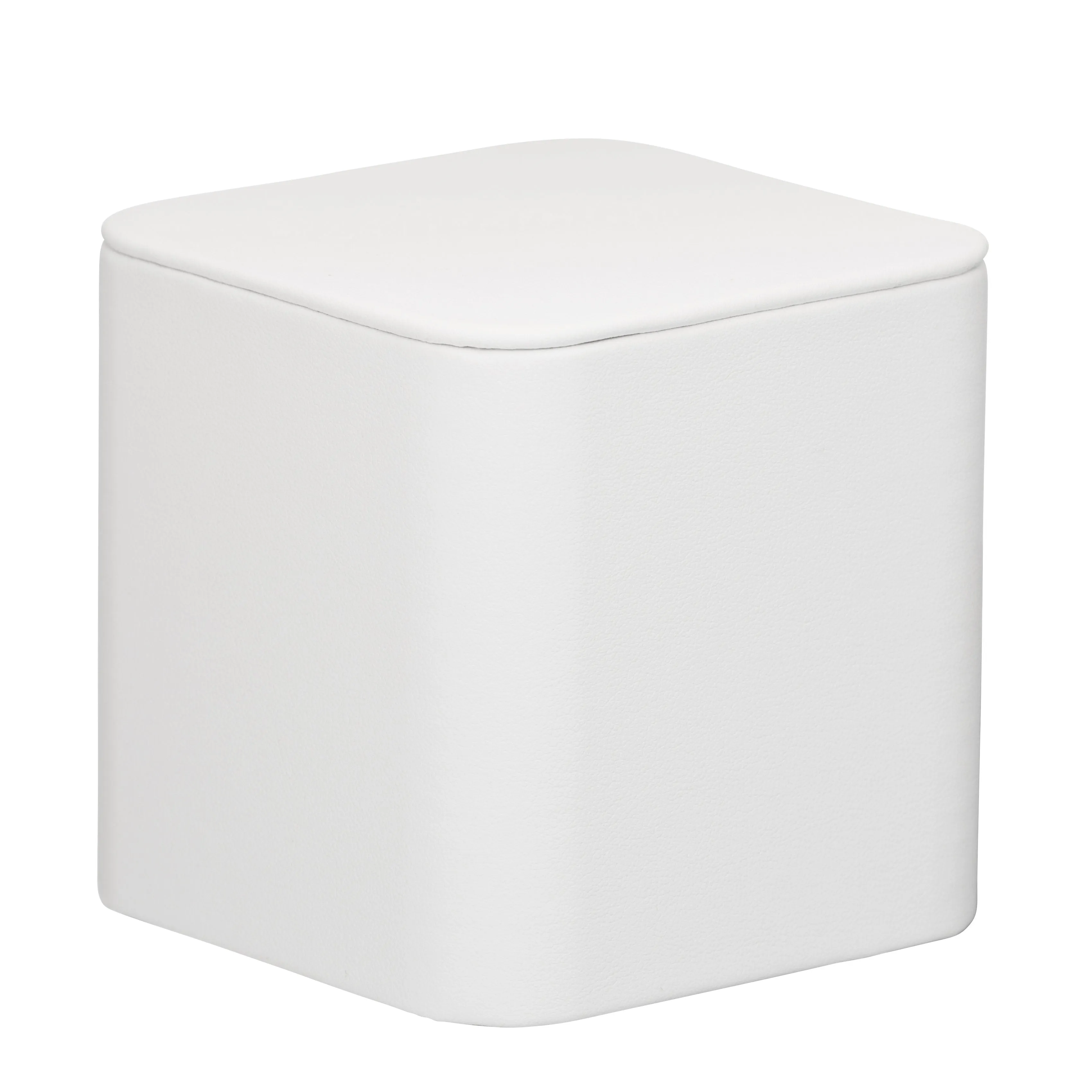 Medium Square Pedestal, Allure Leatherette Display Collection