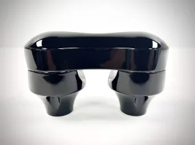 MOTORCYCLE BRA RISERS CHROME OR BLACK 1.25 FITMENT