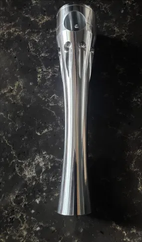 Motorcycle Risers 8 Inch tall for 1 Inch Bars / Kens Factory High Polished Billet Risers / Fraction of the Cost