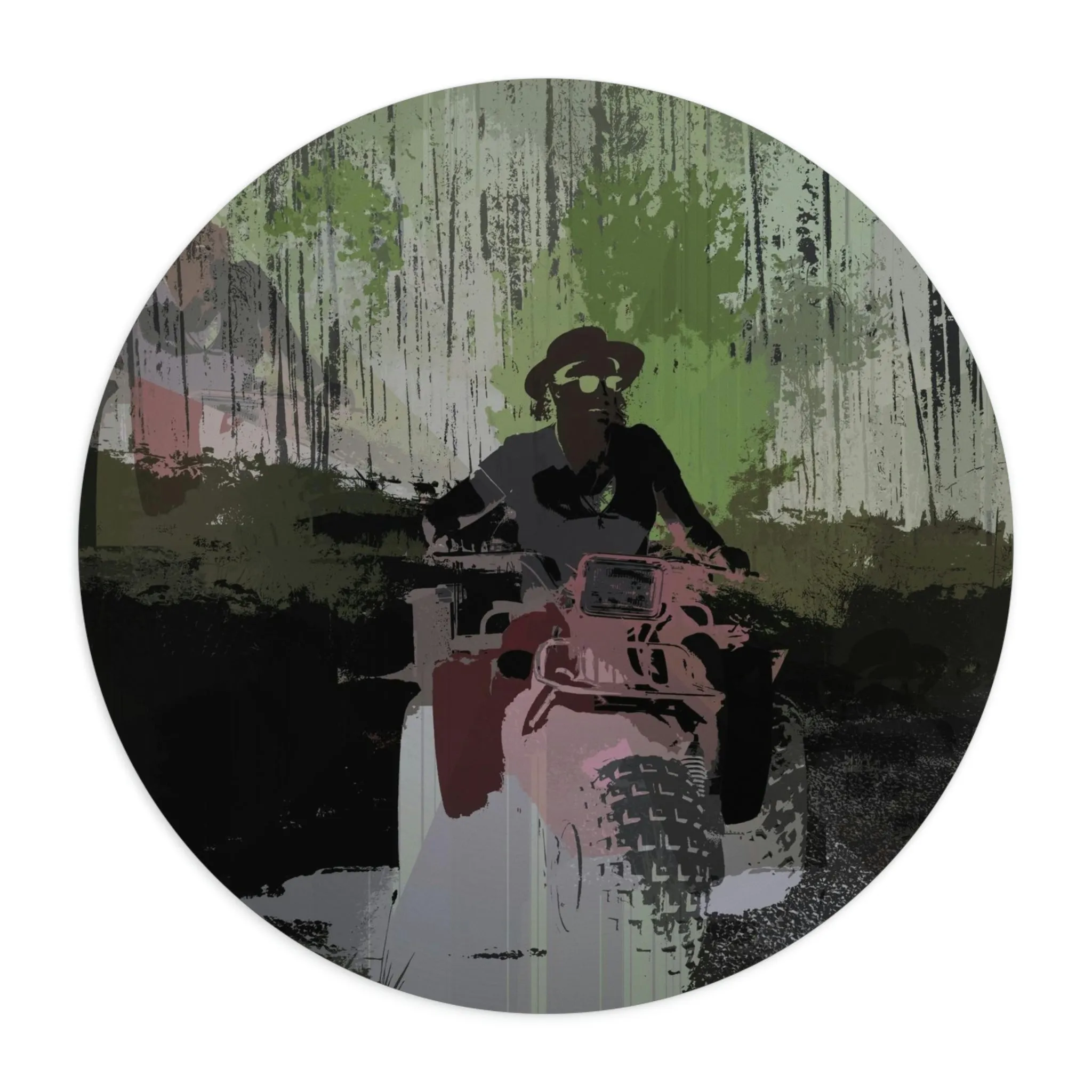 Mouse Pad ... 3-Wheeln' N' Groovin The Mountain Roads ... Central Idaho ... Original Works ...