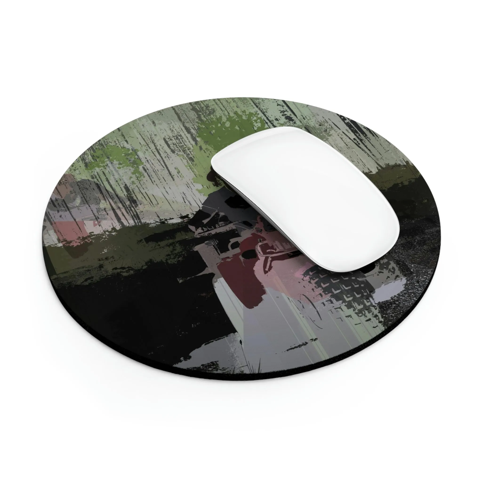 Mouse Pad ... 3-Wheeln' N' Groovin The Mountain Roads ... Central Idaho ... Original Works ...