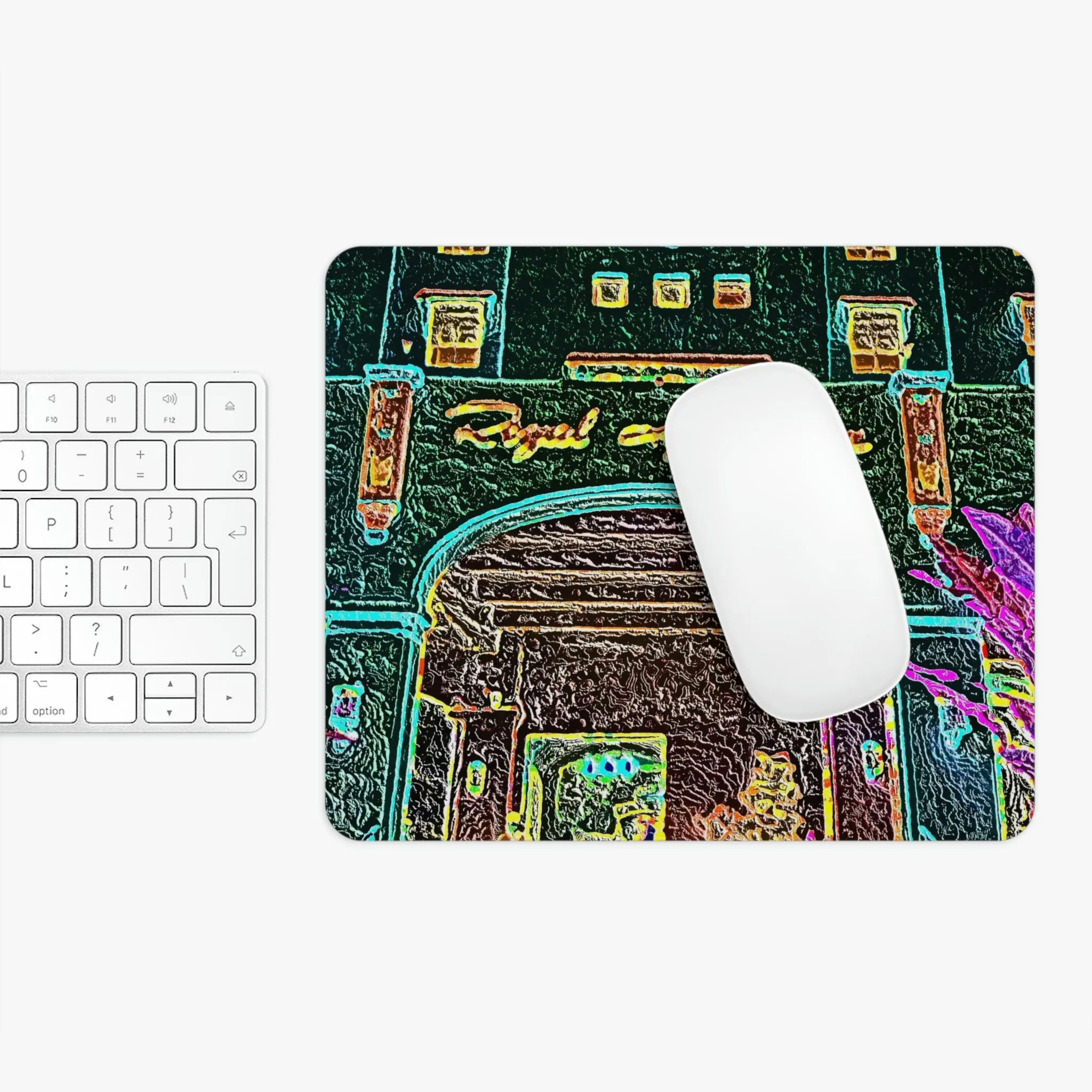 Mouse Pad ... "La Grande Entree" At: 'The Pink Palace' ... The Royal Hawai'ian ... Honolulu, HI ... '27Oct2014' ... Original Works ...