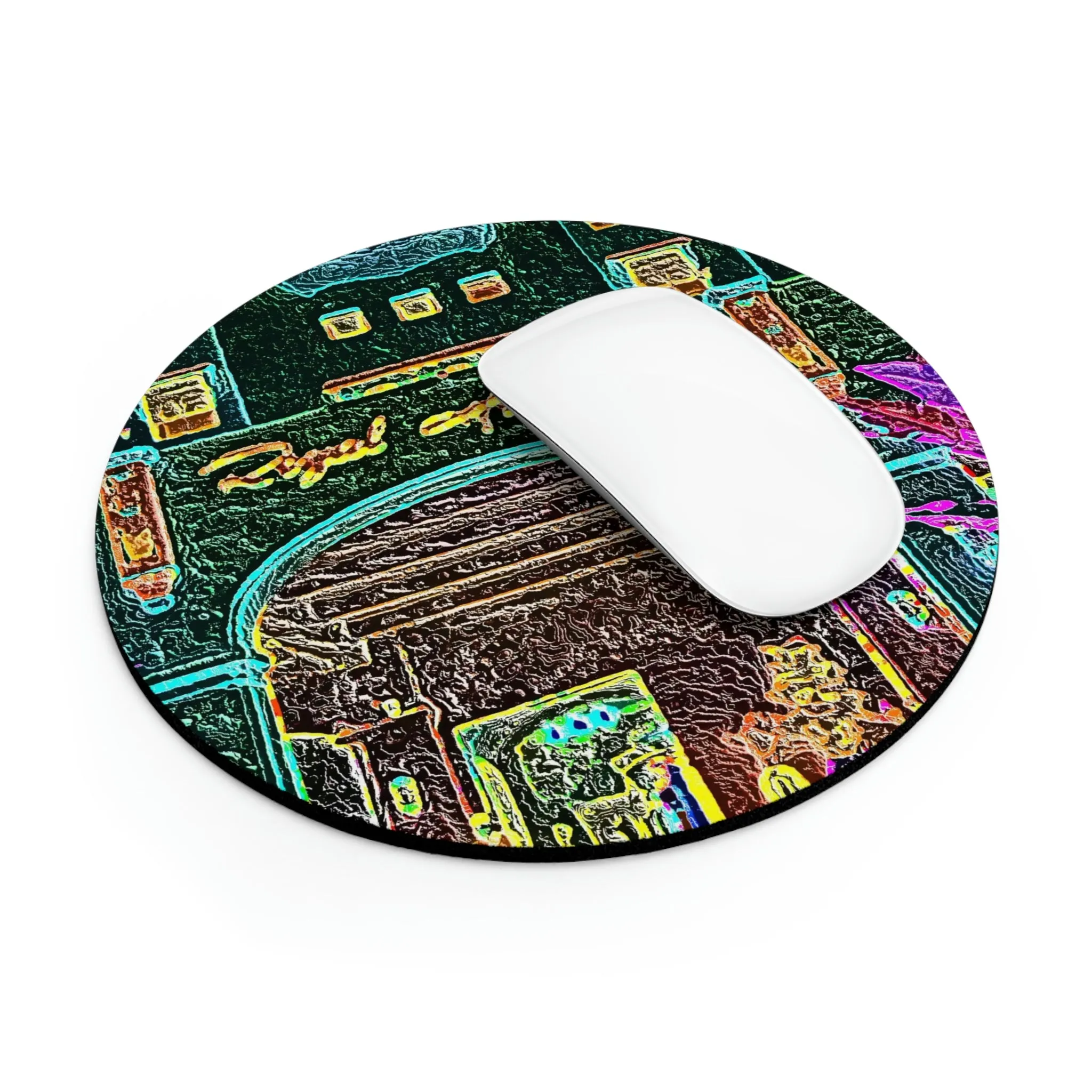 Mouse Pad ... "La Grande Entree" At: 'The Pink Palace' ... The Royal Hawai'ian ... Honolulu, HI ... '27Oct2014' ... Original Works ...