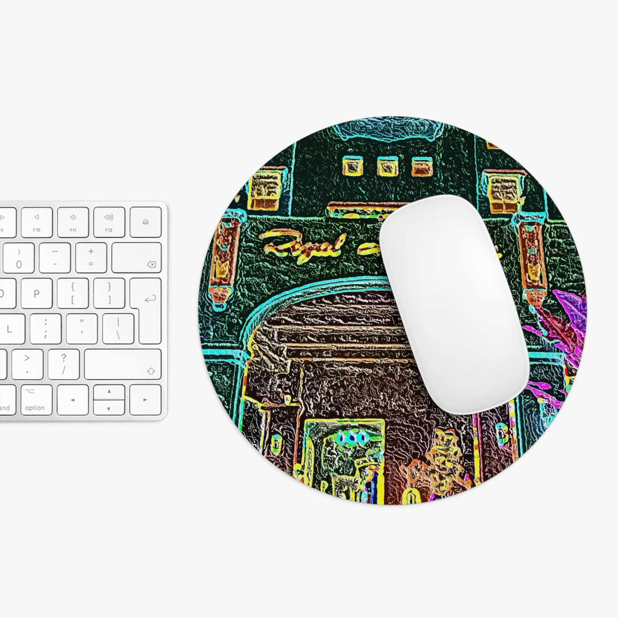 Mouse Pad ... "La Grande Entree" At: 'The Pink Palace' ... The Royal Hawai'ian ... Honolulu, HI ... '27Oct2014' ... Original Works ...