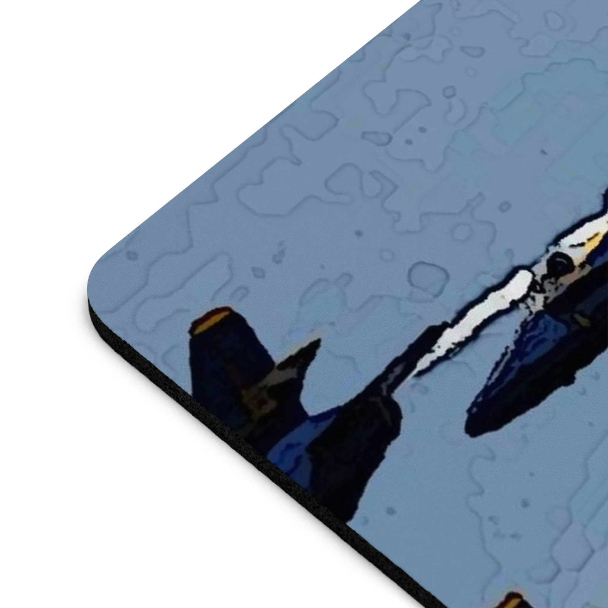 Mouse Pad  ... Seattle Seafair ..."Blue Angels Run Over Lake Washington" ... Circa Mid 1980's ... Dr FJ Holt ... Original Works ...