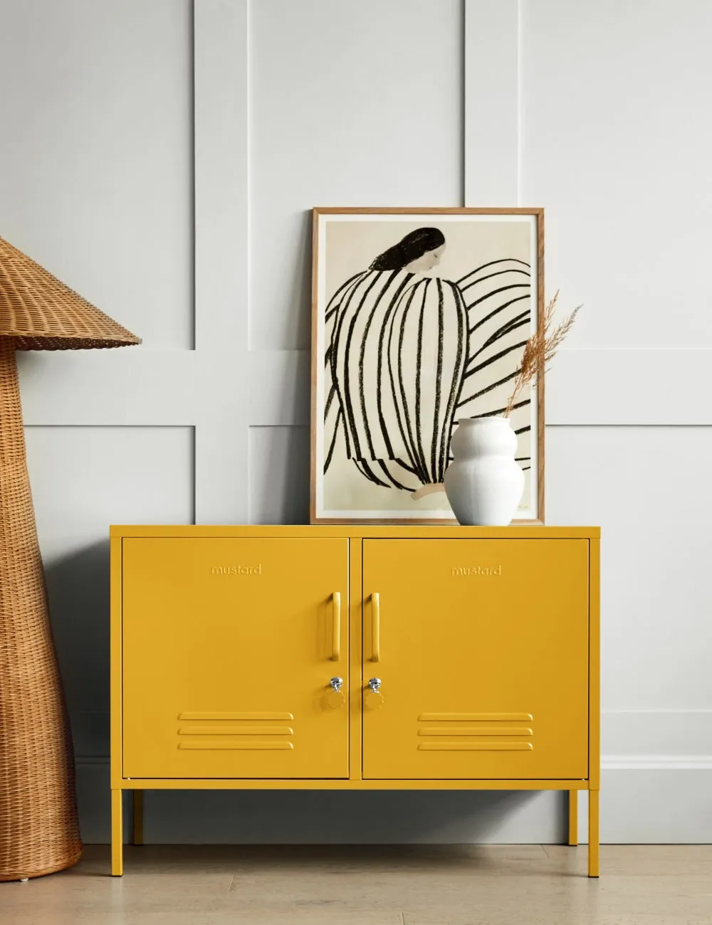 Mustard Made Lowdown Locker in Mustard Yellow
