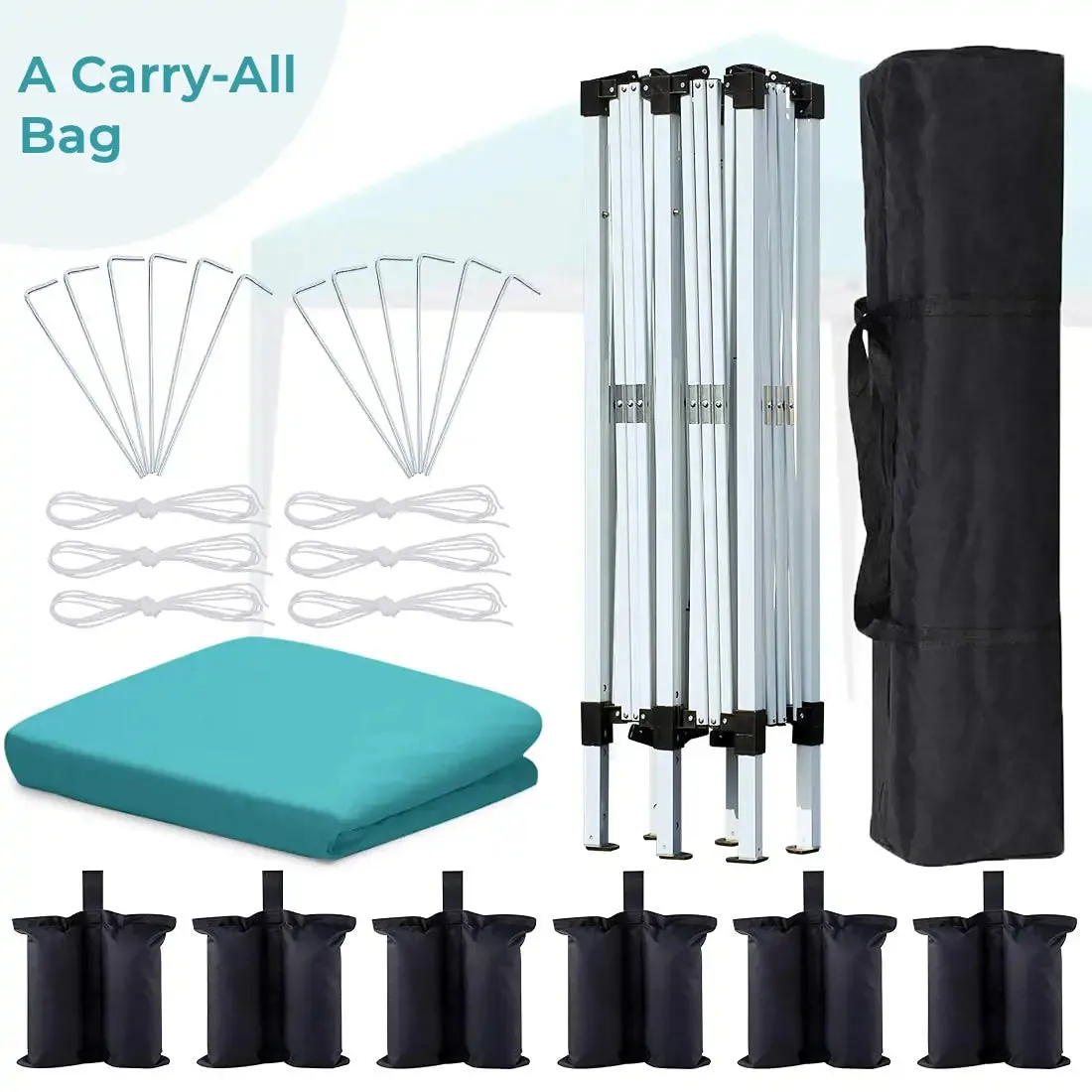 [New] No-Side 10'x20' EZ Pop up Canopy Tent