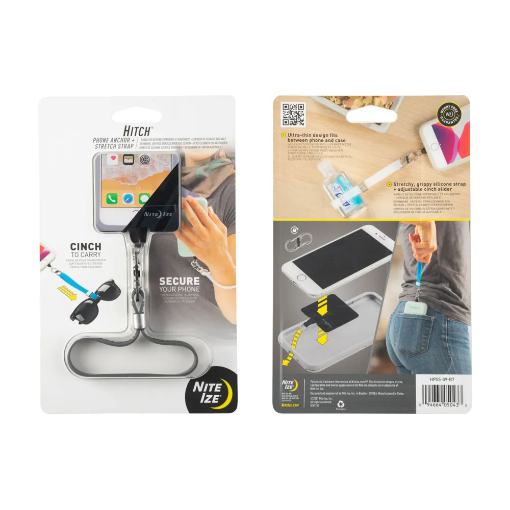 Nite Ize Hitch® Phone Anchor   Stretch Strap - Charcoal
