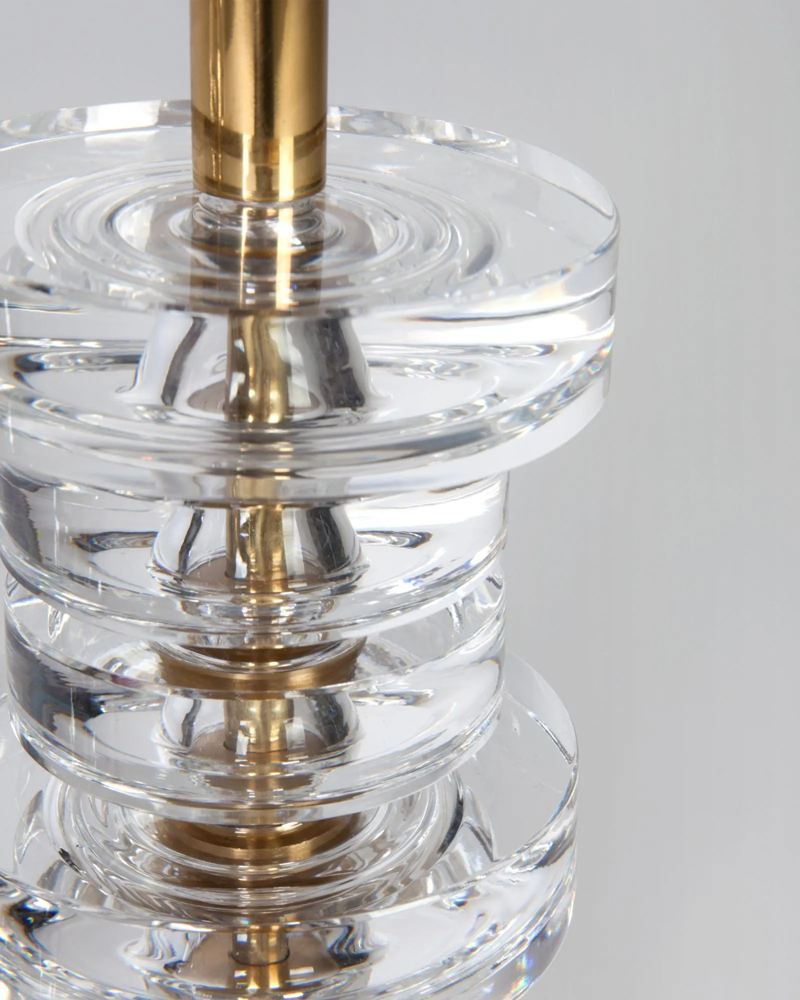 Orrefors Glass Disc Lamps