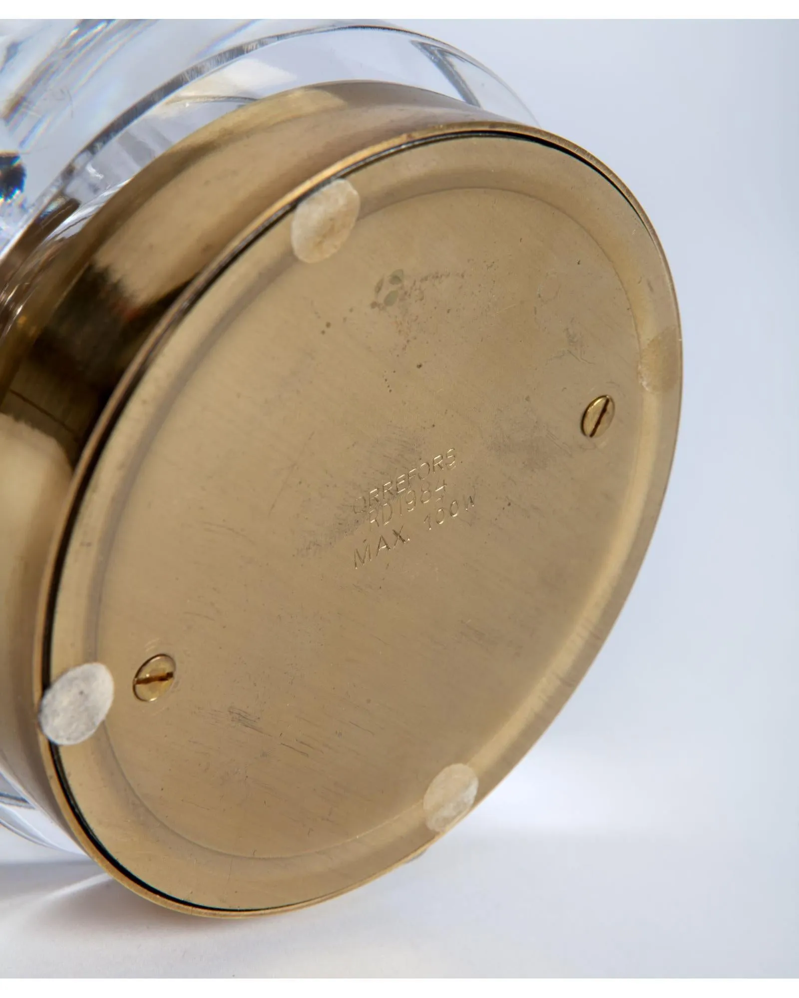 Orrefors Glass Disc Lamps