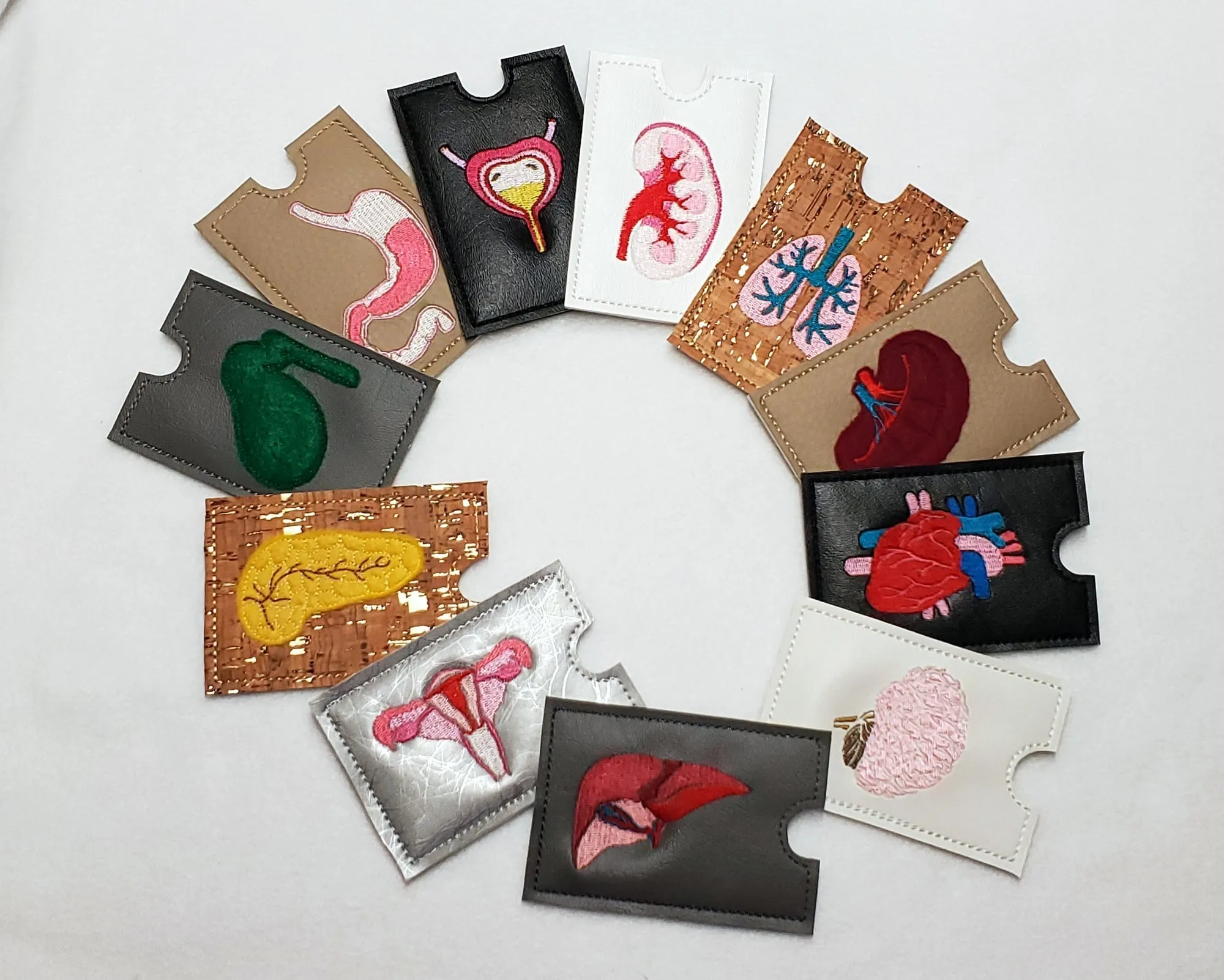 Pancreas Gift Card Holders / Business Card Holders