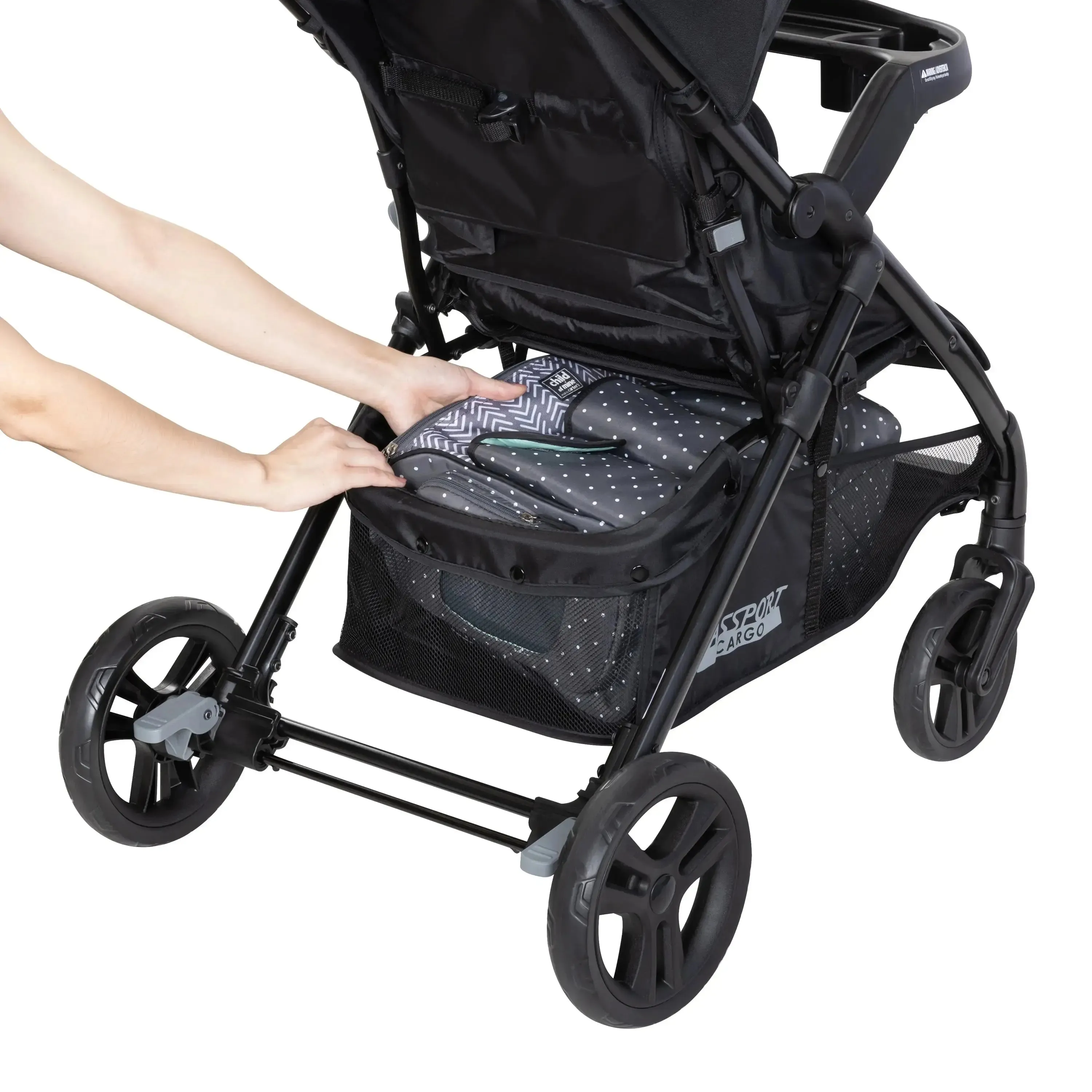 Passport® Cargo Stroller Travel System with EZ-Lift™ PLUS Infant Car Seat in Black Bamboo (Target Exclusive)
