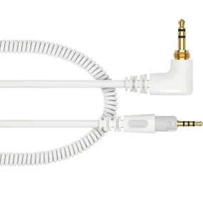 Pioneer DJ HC-CA0701-K Coiled Replacement Cable, 47.24-inch, for HDJ-S7-K Studio Wired Headphones for Professional Audio, Aux Cord Cable for DJ Equipment and Recording, White