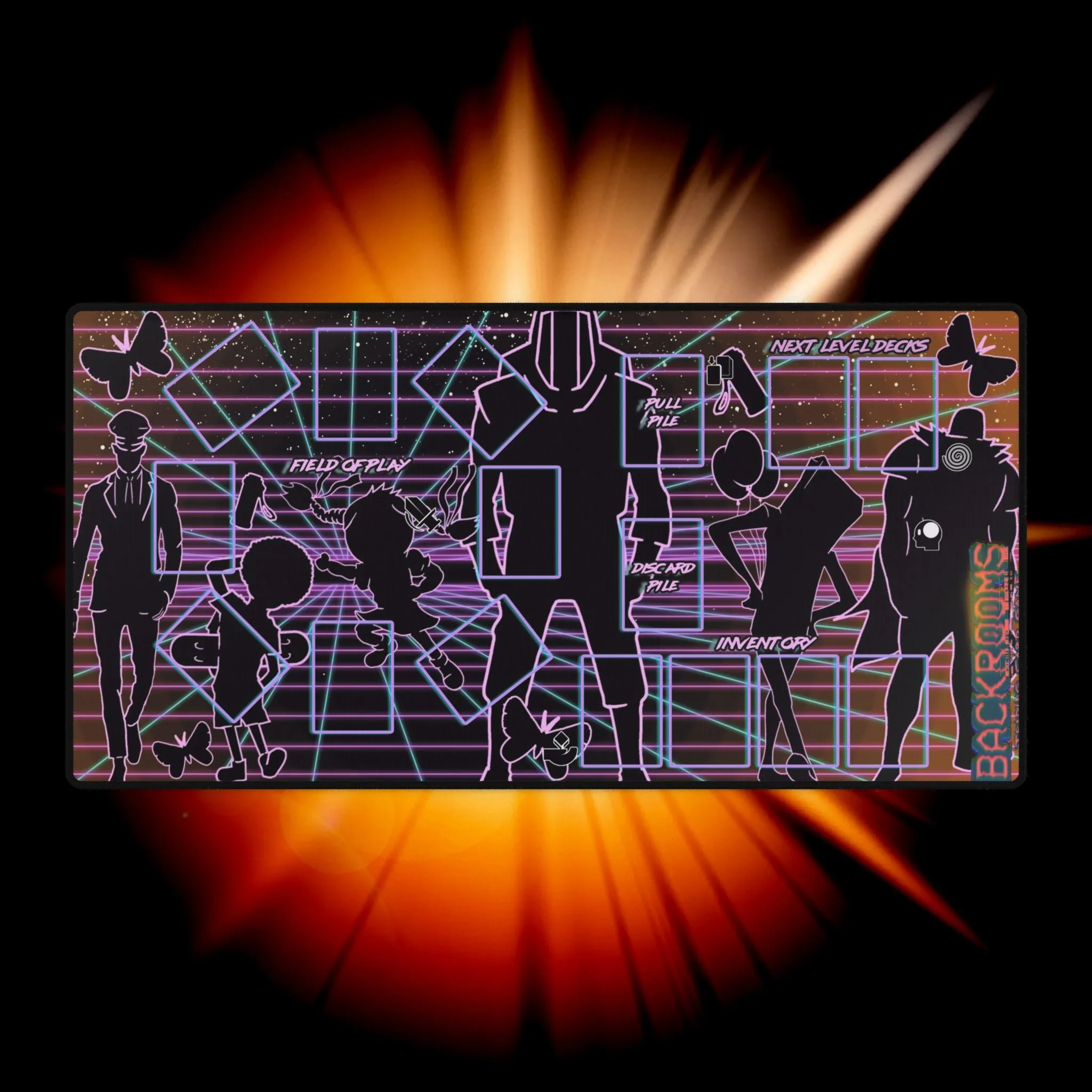 Playmat: Laser Backrooms TCG™